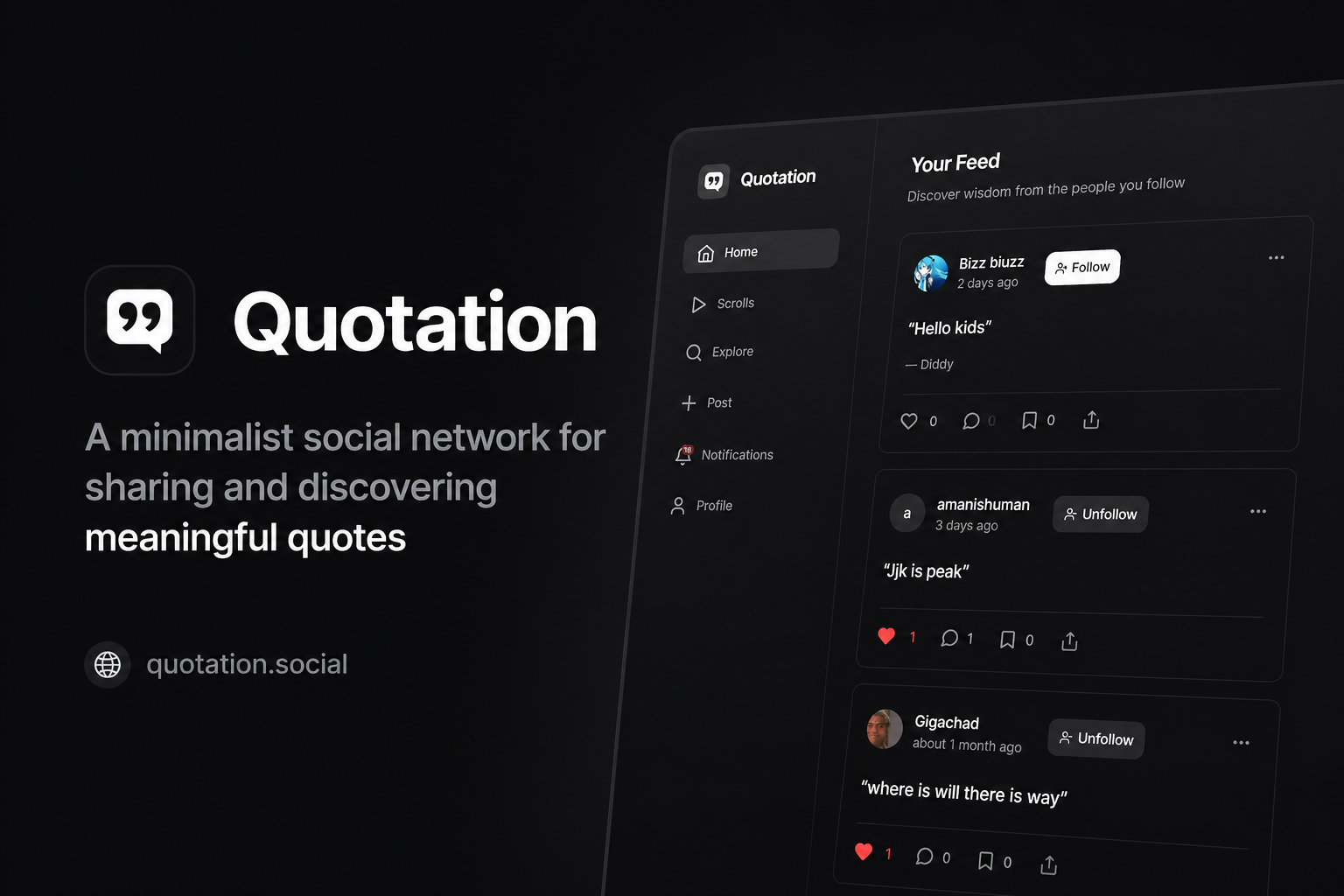 Quotation screenshot